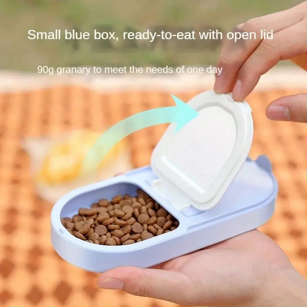 Portable Water And Food Dispenser for Small Pets