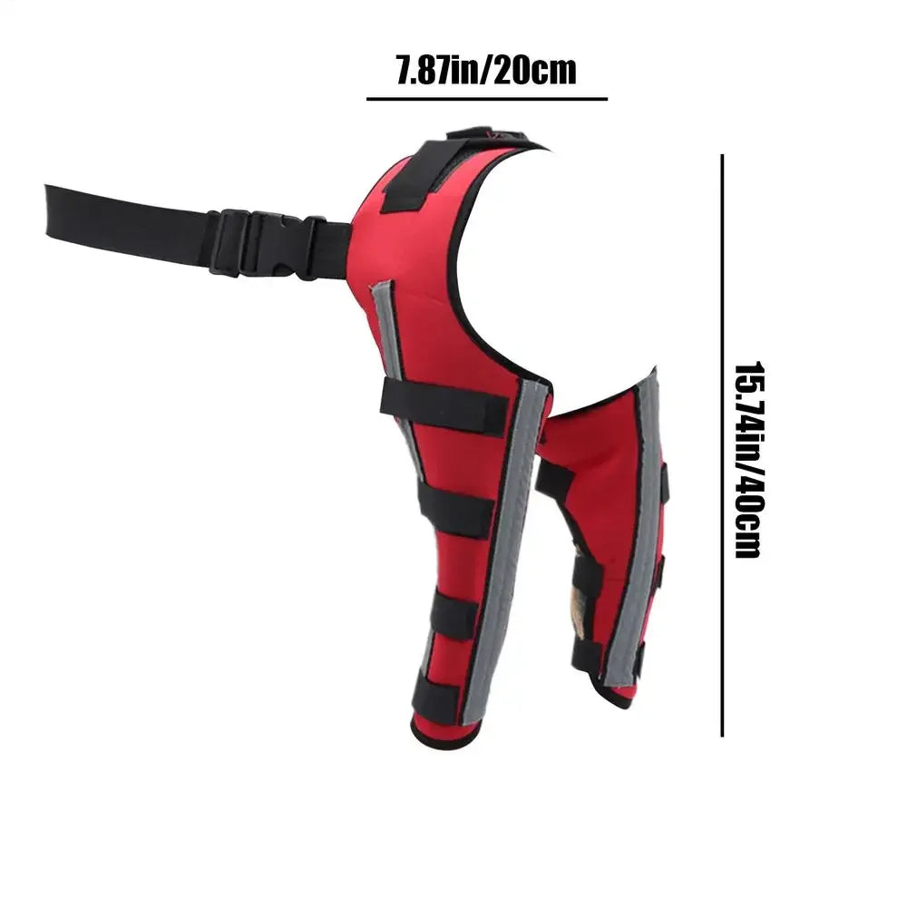 Dog Knee Brace for Torn Acl Hind Leg Support with Cruciate Ligament Injury, Adjustable Strap Leg Brace for Relieve Joint Pain
