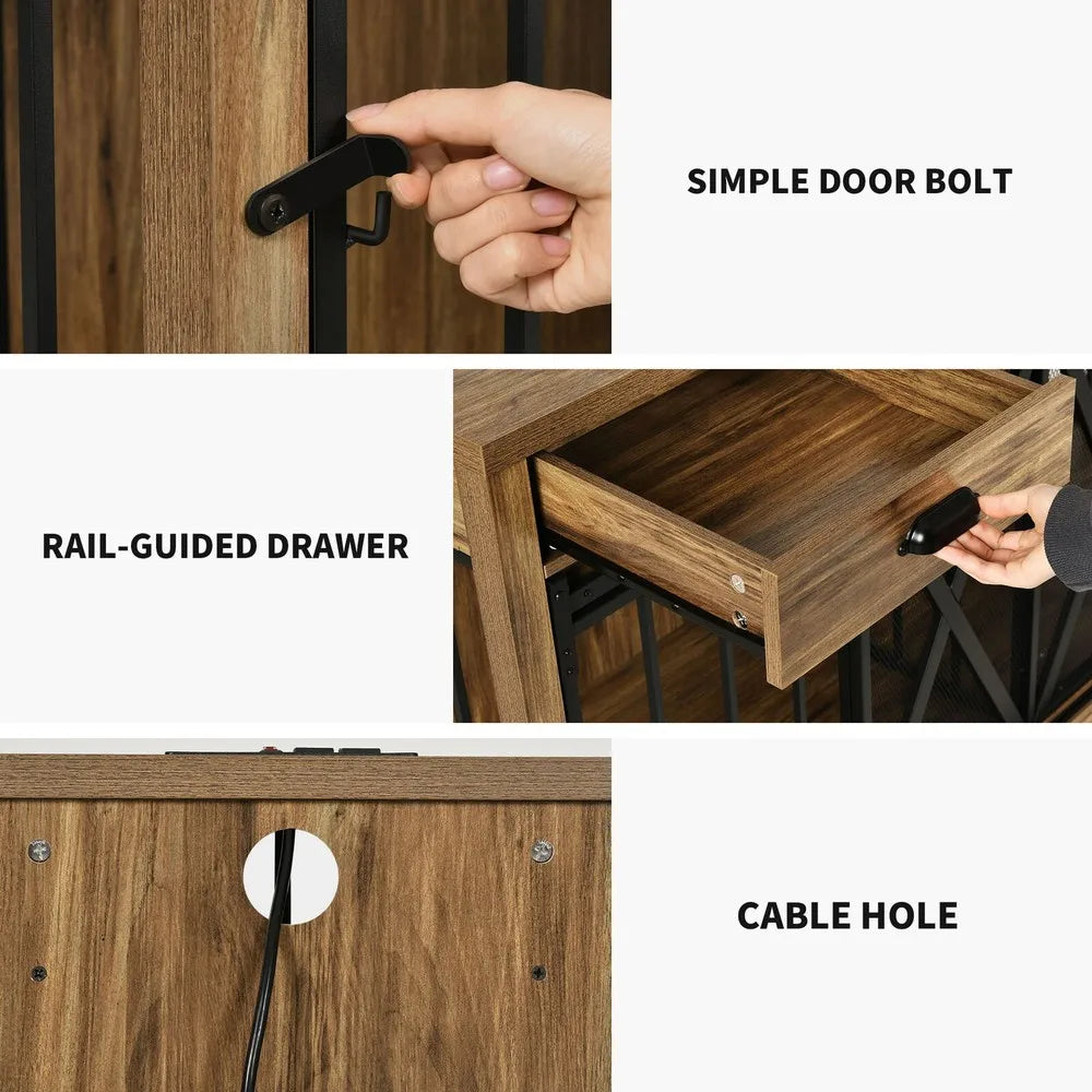 Classy Double Dog Kennel