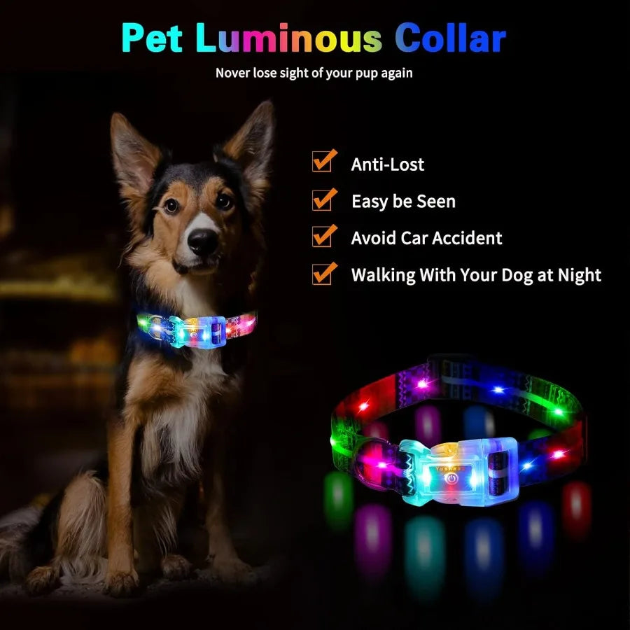 Light Up LED Dog Collars