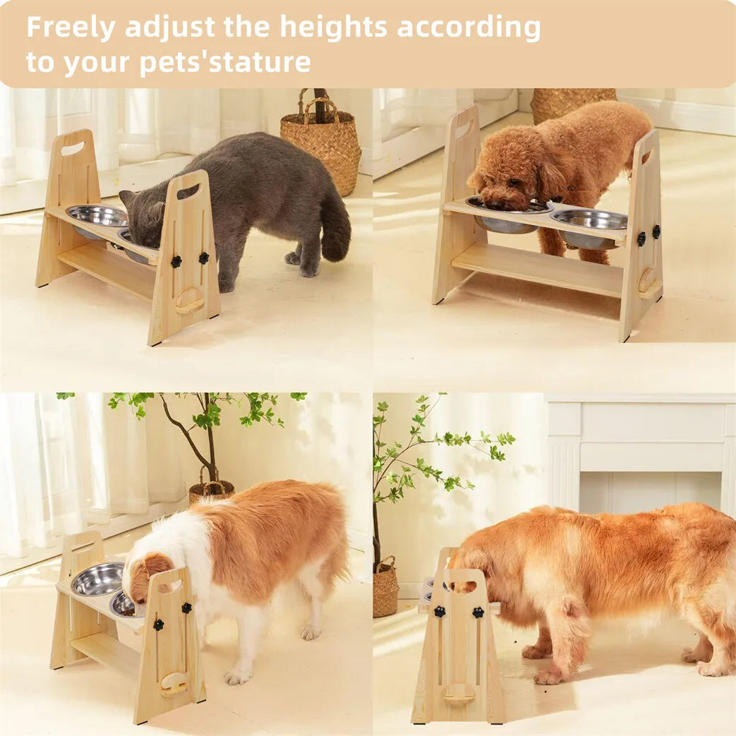 Elevated Dog Bowls Stand