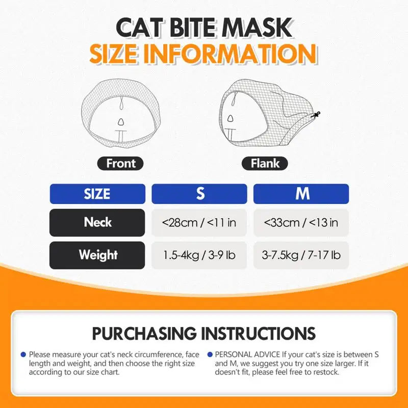 Cat Anti Bite Muzzles