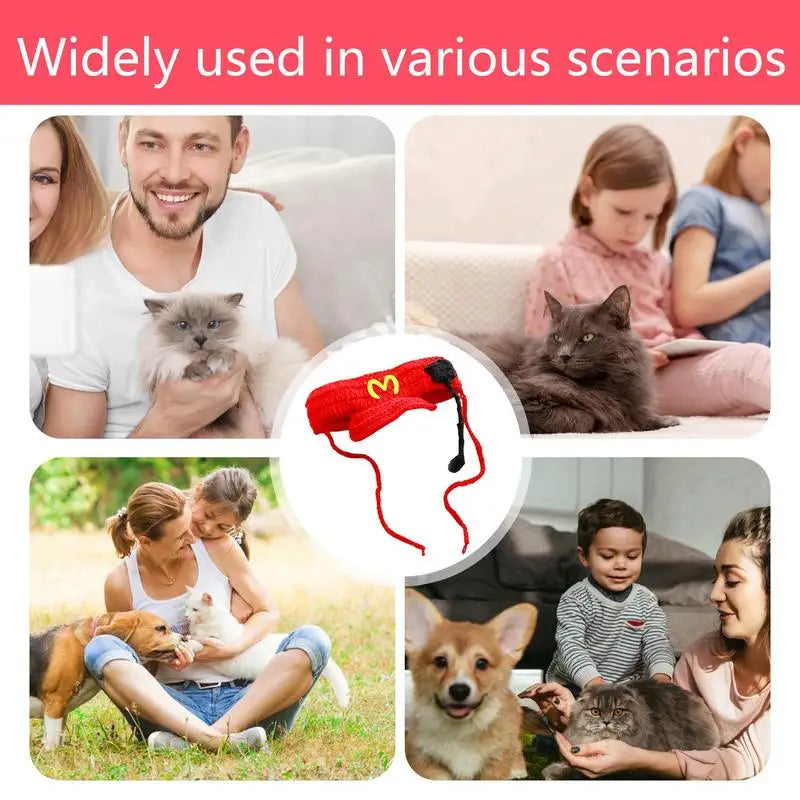 Cat Hat Knitted Beanie