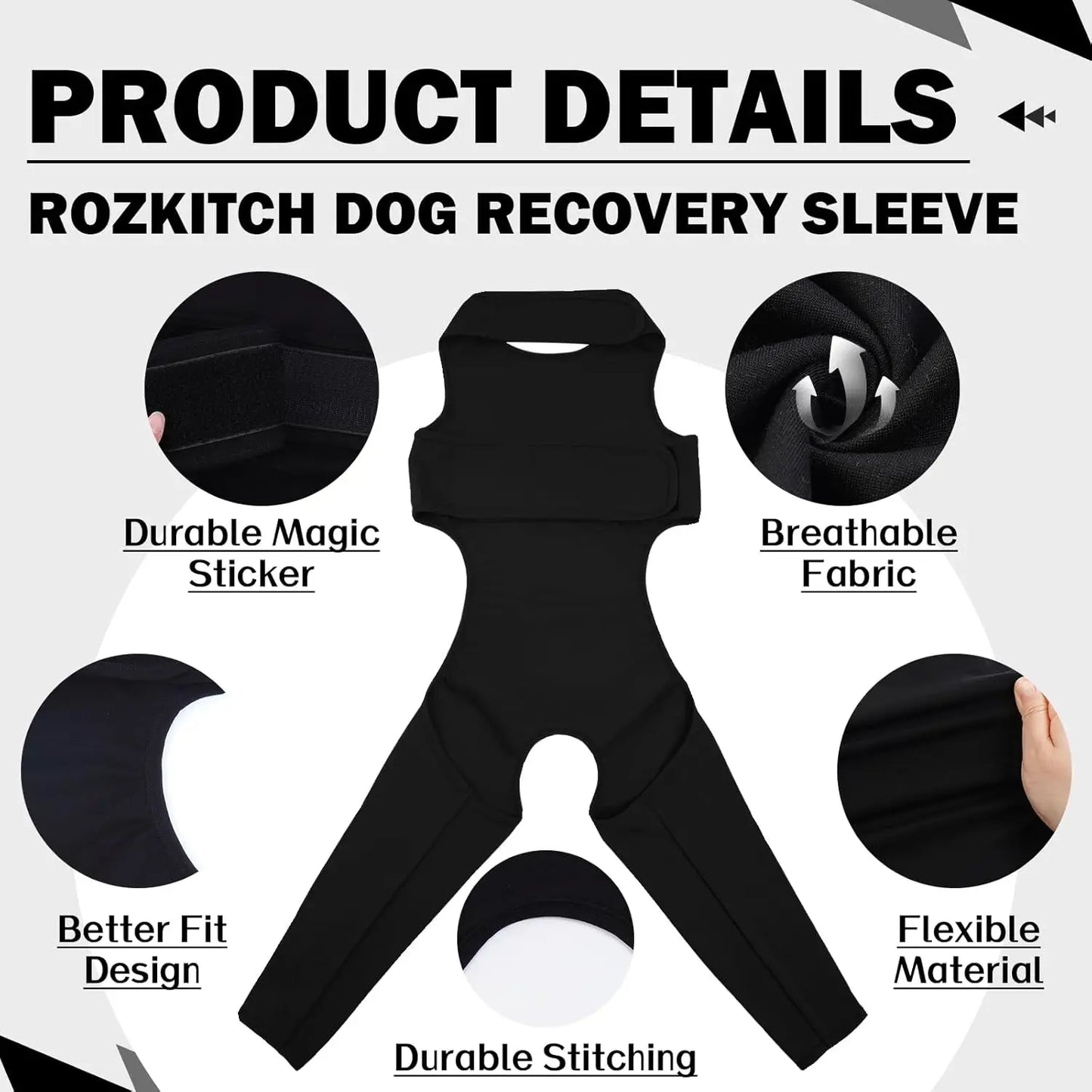 Dog leg rehabilitation suit,