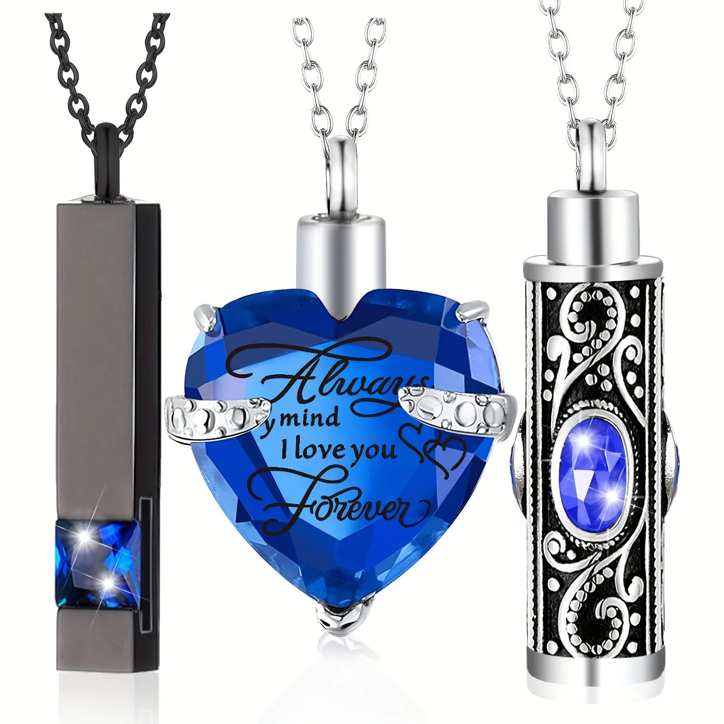 1pc Padlock Cremation Necklaces