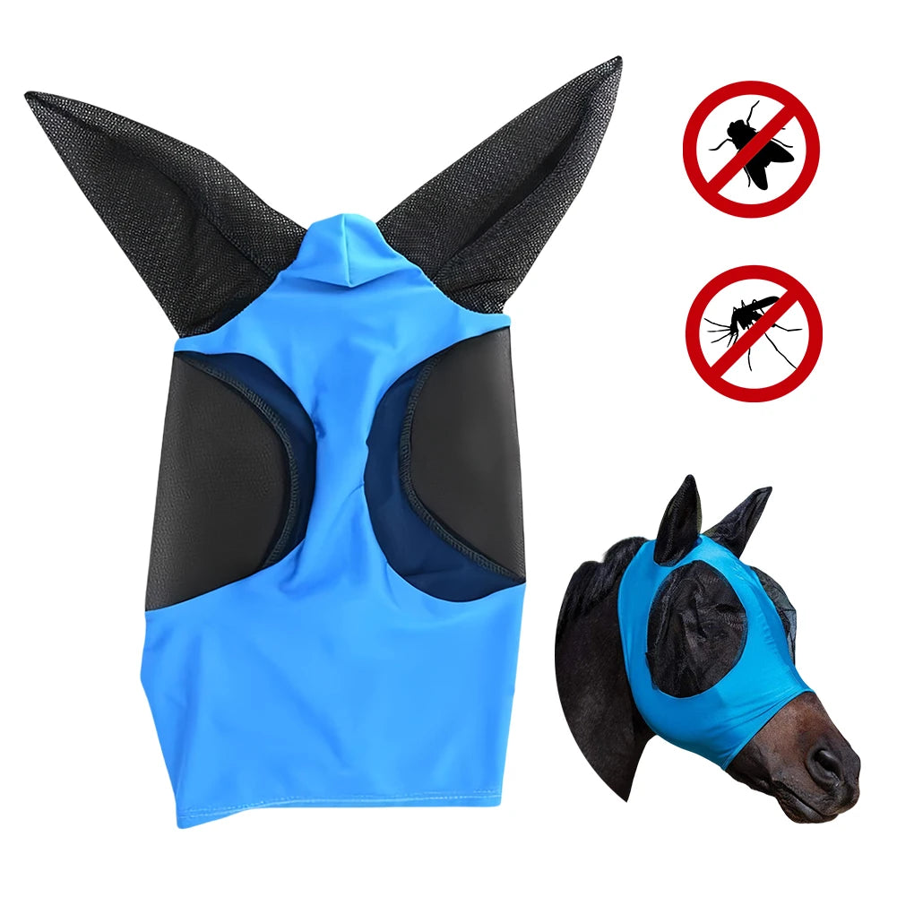 Anti-Mosquito Full Face Protection Riding Equestrian Equipment