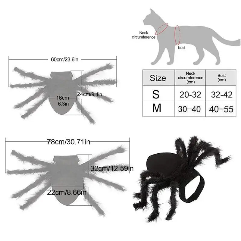 Spider Costume For Dogs Cats Puppies