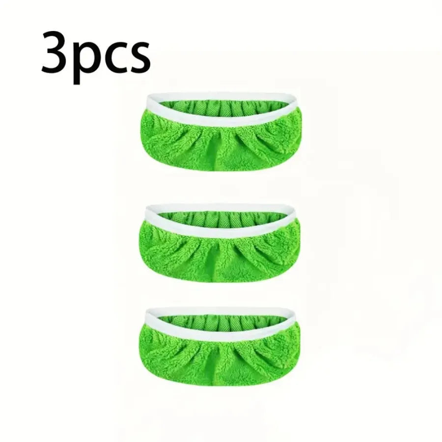 3 Piece Reusable Green Mop
