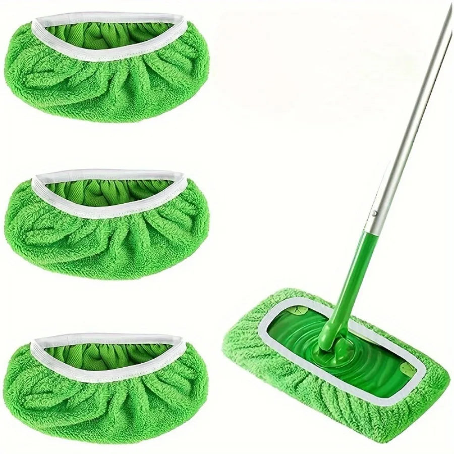3 Piece Reusable Green Mop