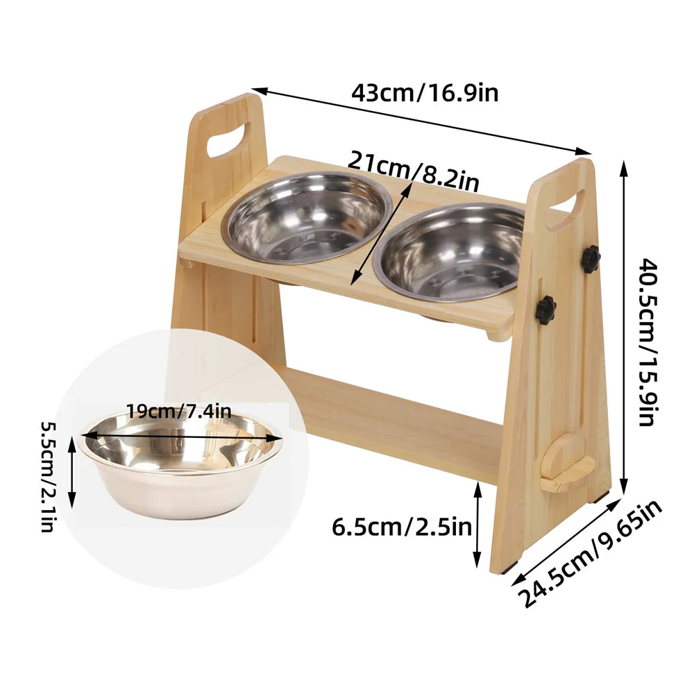 Elevated Dog Bowls Stand