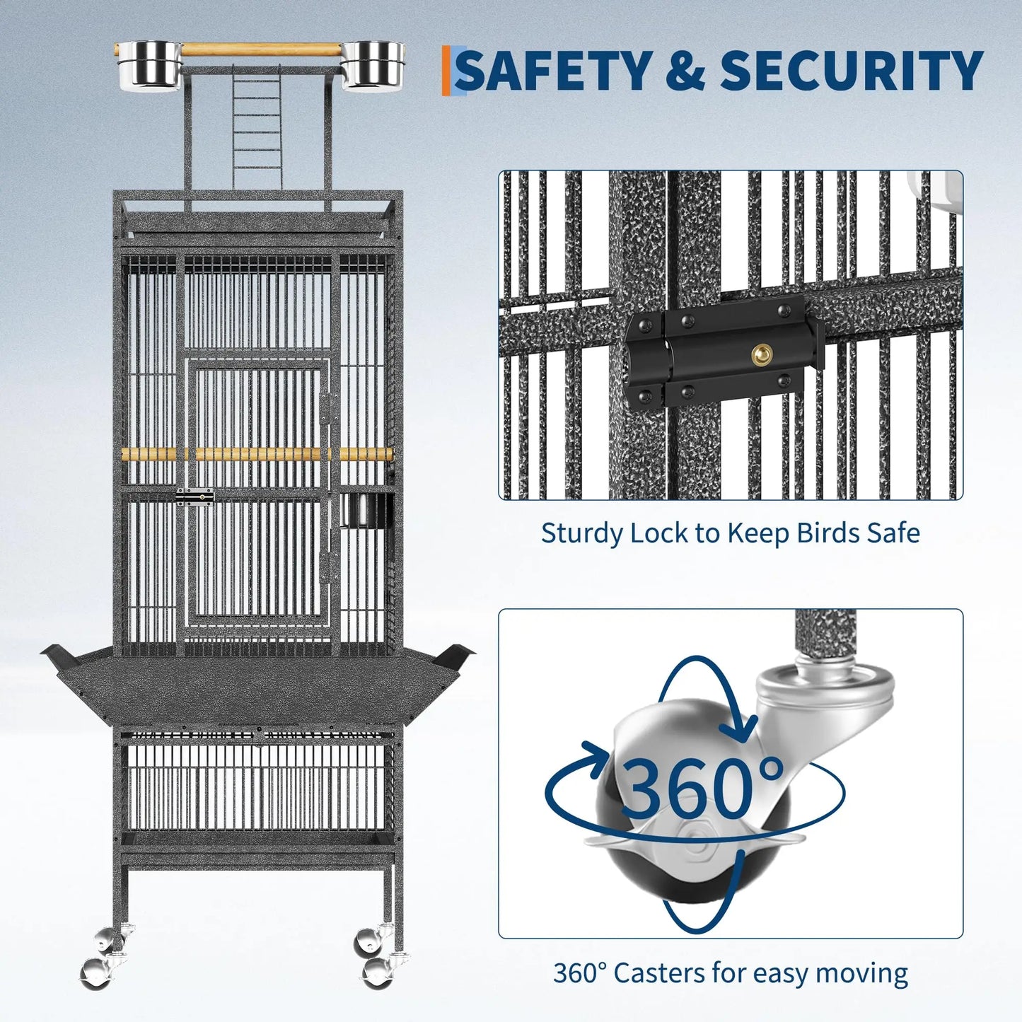 61" Large Bird Cage
