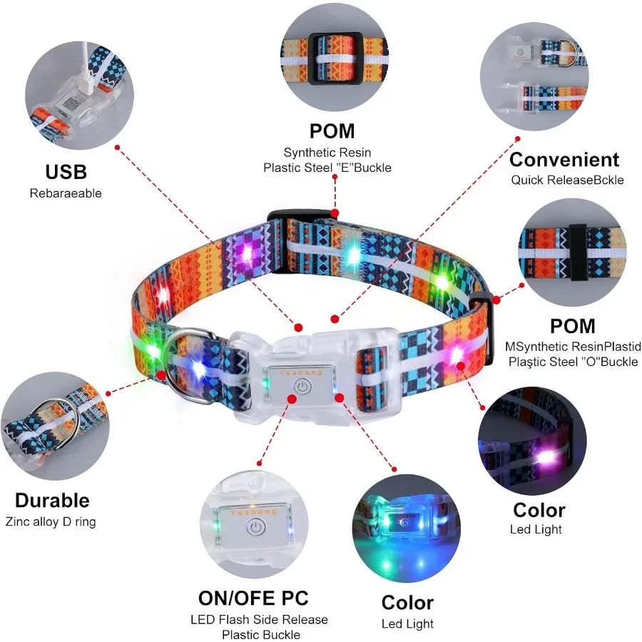 Light Up LED Dog Collars
