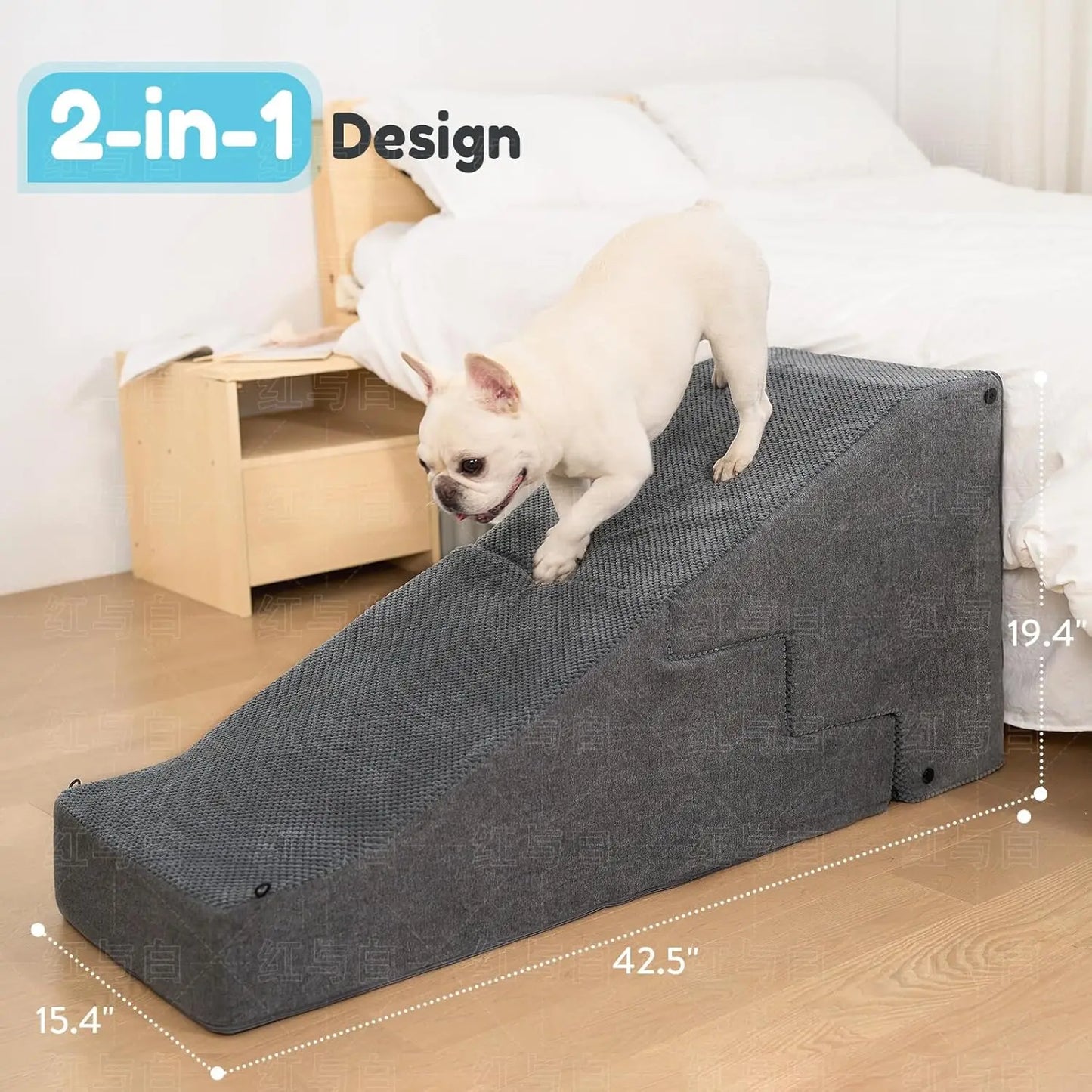 5-Step Pet Stairs and Ramp