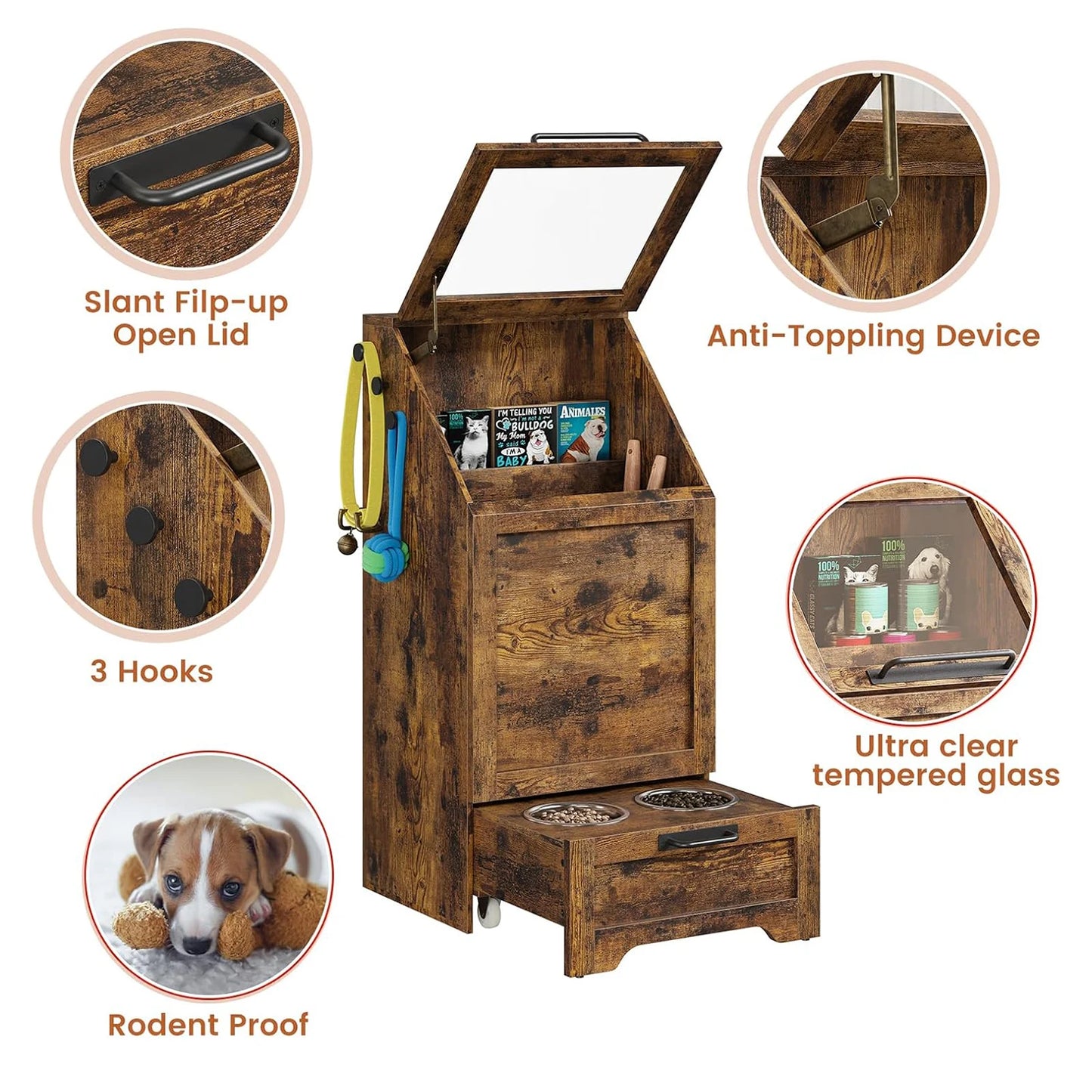 Dog Feeding Toy Station