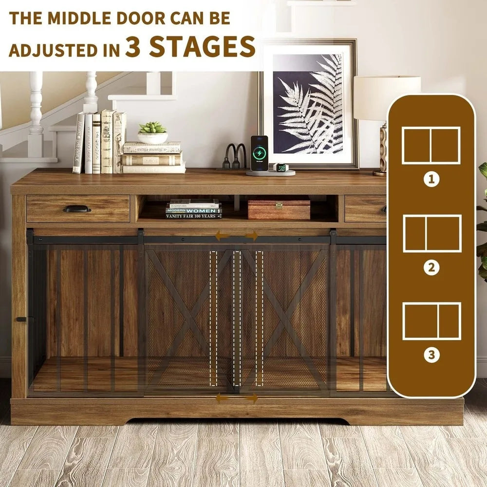 Classy Double Dog Kennel