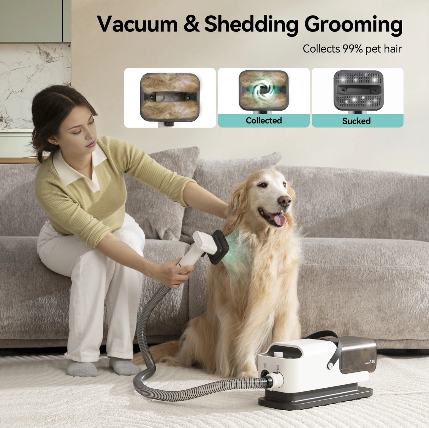 P1 Vacuum Cleaner & Hair Dryer 15kpa