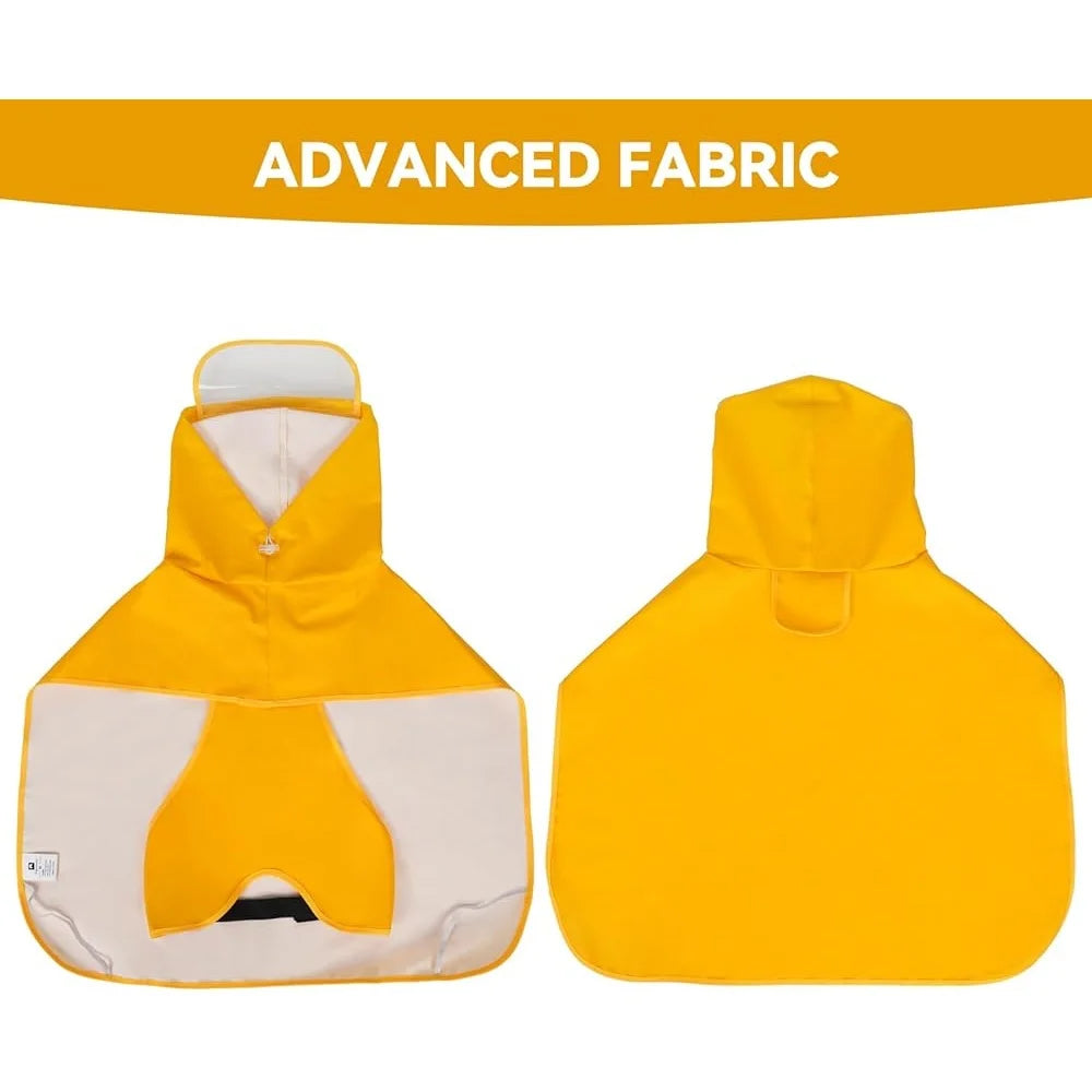 Waterproof Dog Raincoat  with Leash Hole