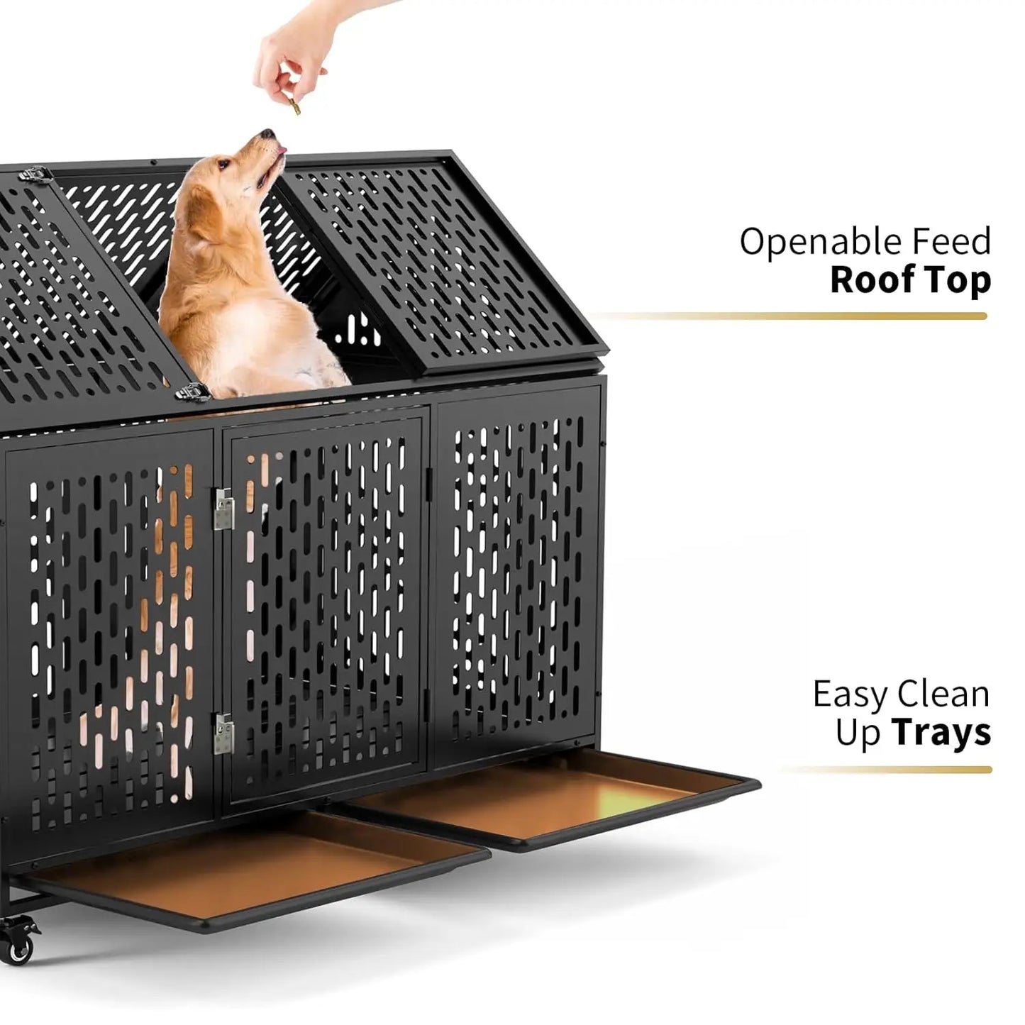 52in Heavy Duty Dog Crate XXL Kennel