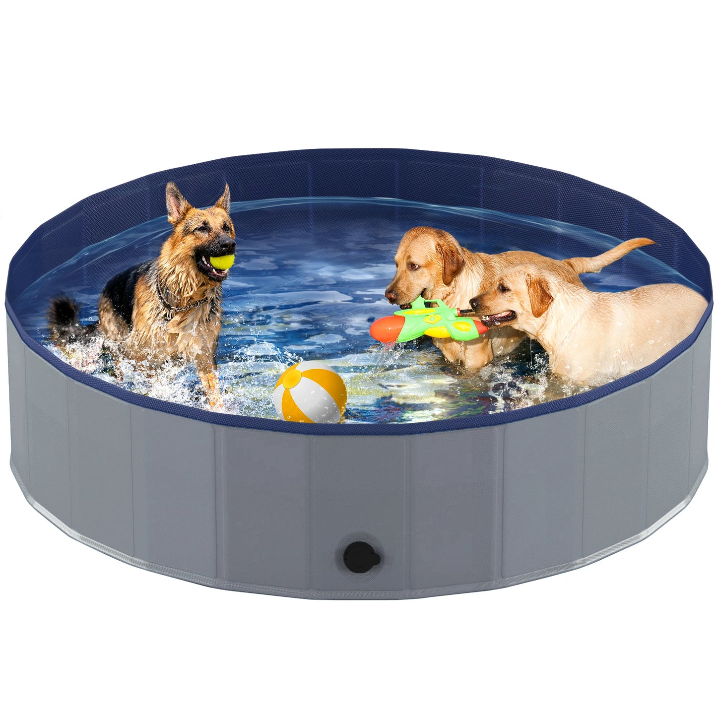 Portable  Anti-Slip Collapsible Pet Pool