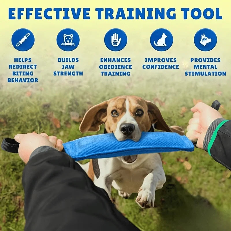Dog Tug Toy, Equipped with 2pcs Soft And Sturdy Handles