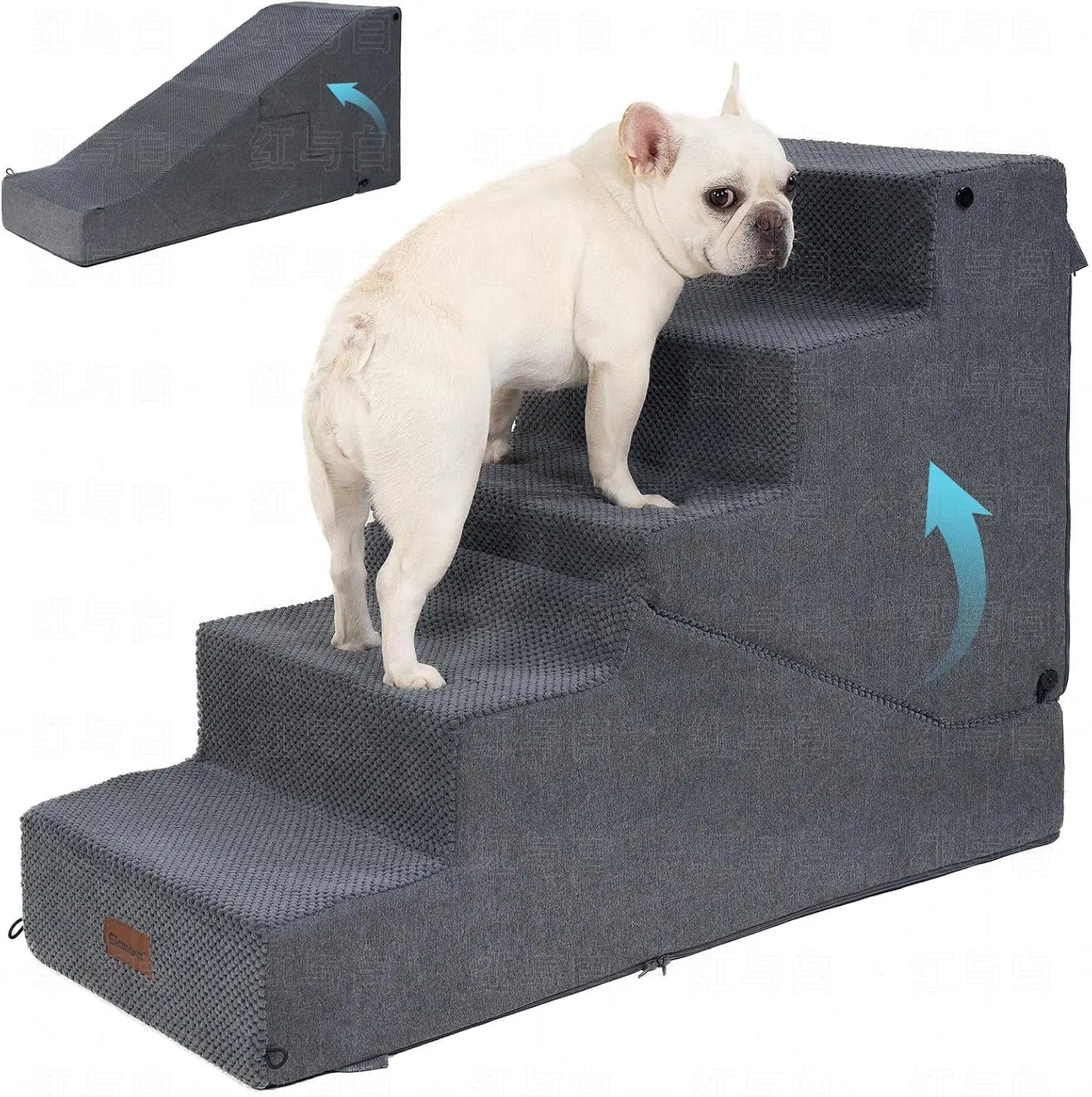 5-Step Pet Stairs and Ramp