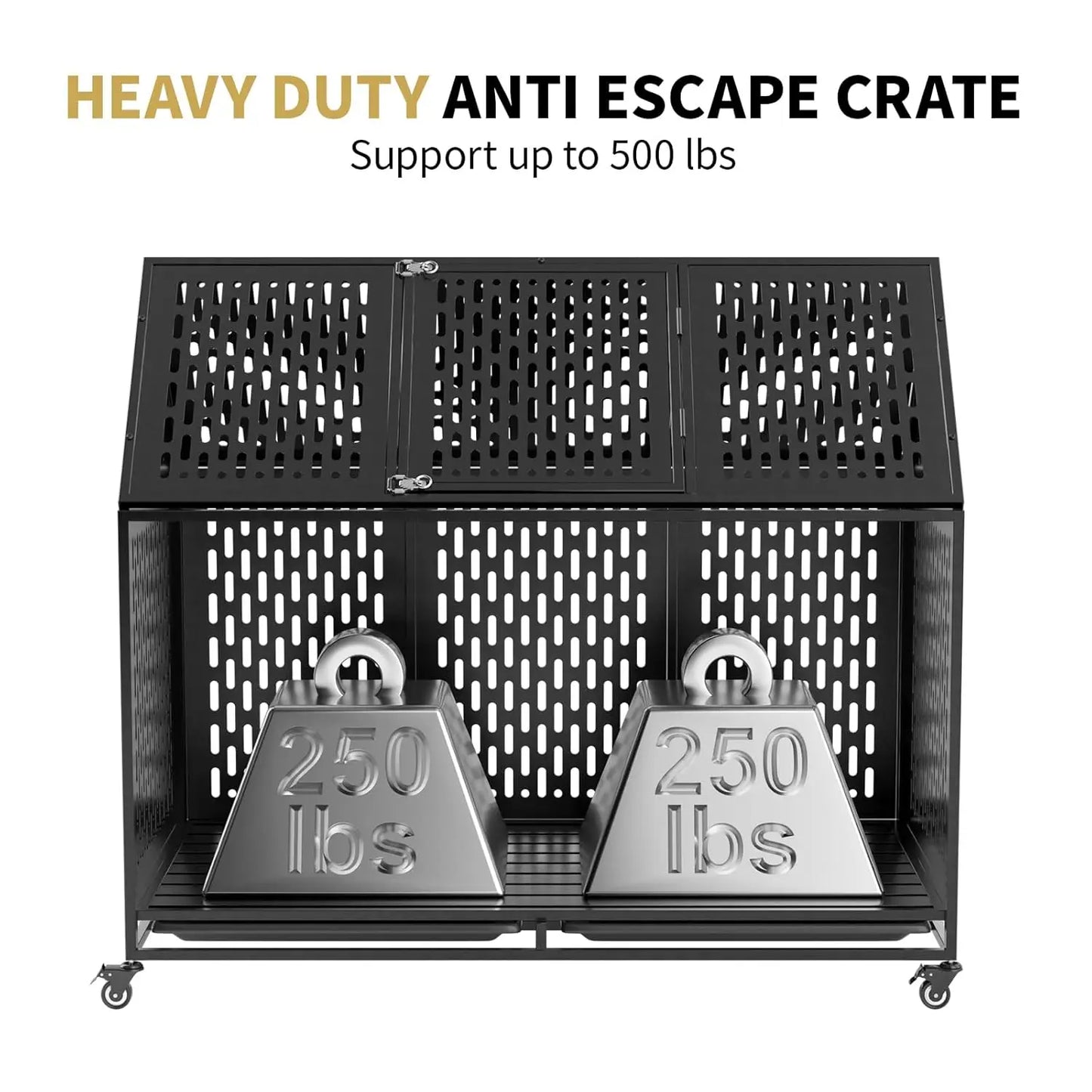 52in Heavy Duty Dog Crate XXL Kennel