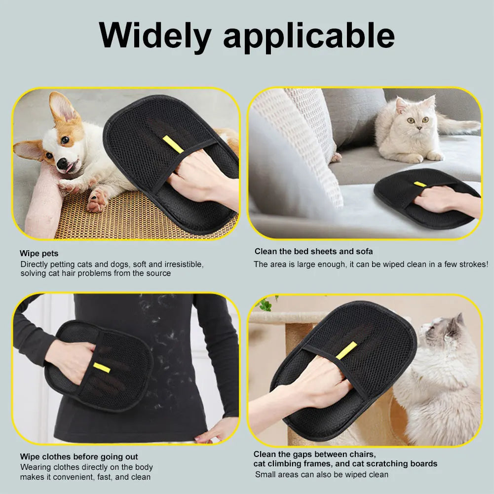 Pet Hair Remover Deshedding Mitt Cats & Dogs