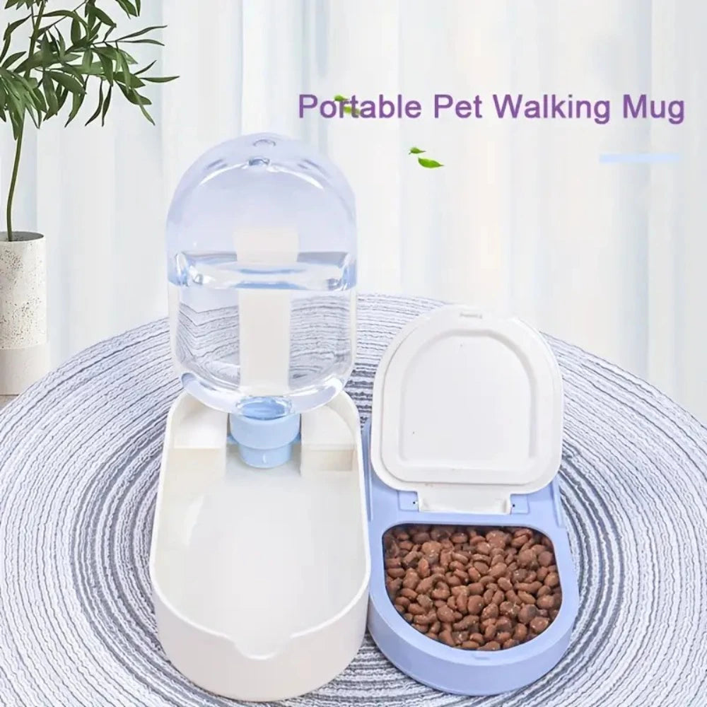 Portable Water And Food Dispenser for Small Pets