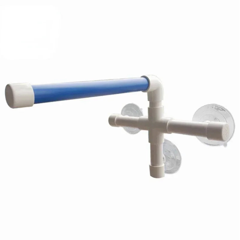 Bird Window and Shower Perch