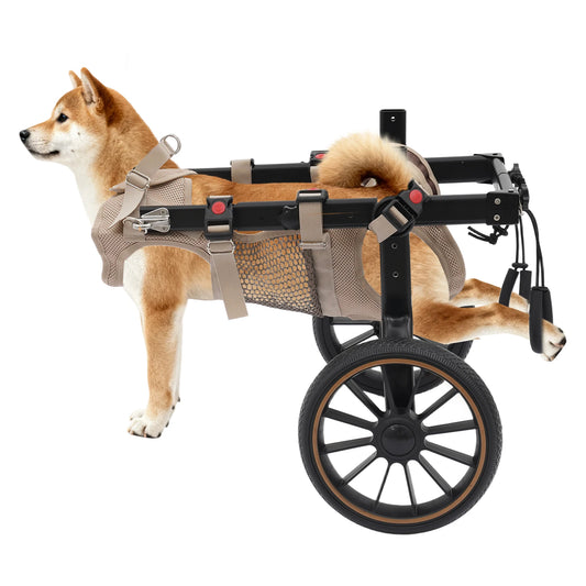 Adjustable Aluminum Alloy 2-Wheel Dog Wheelchair