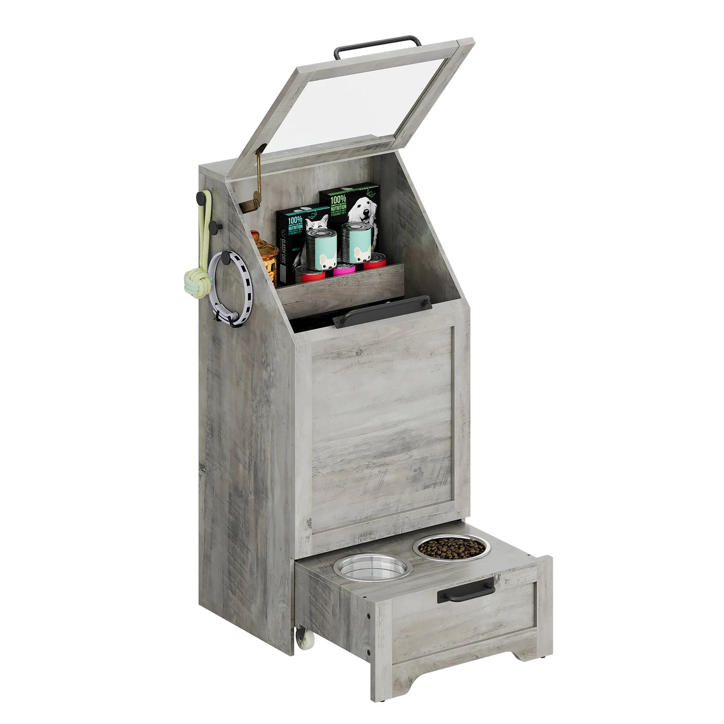 Dog Feeding Toy Station