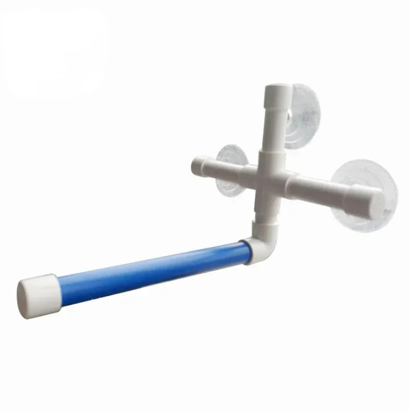 Bird Window and Shower Perch