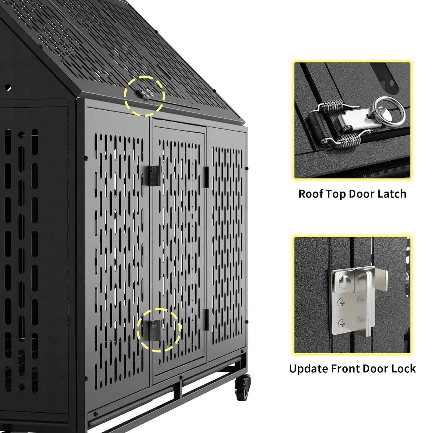 52in Heavy Duty Dog Crate XXL Kennel