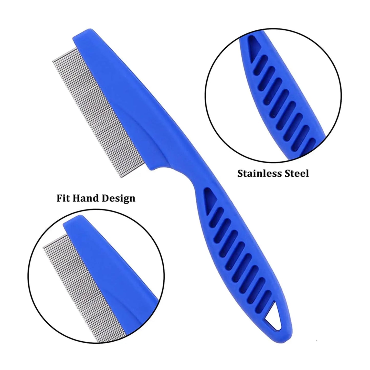 Flea Comb Set For Dogs & Cats