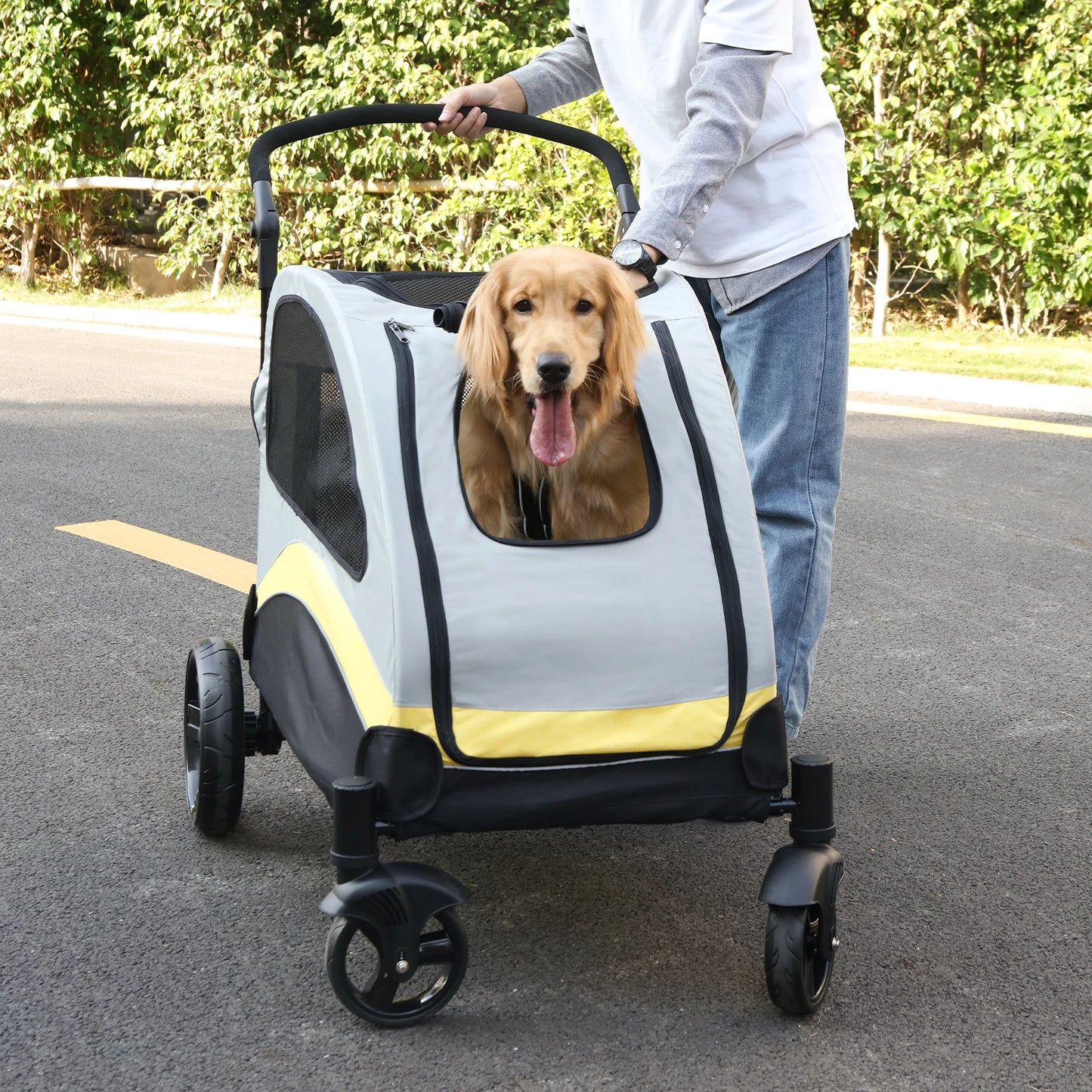 Portable Dog Stroller For Large Dogs