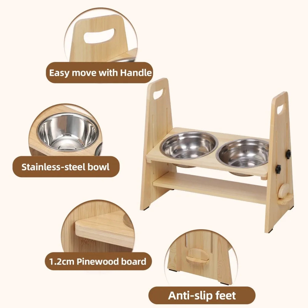 Elevated Dog Bowls Stand