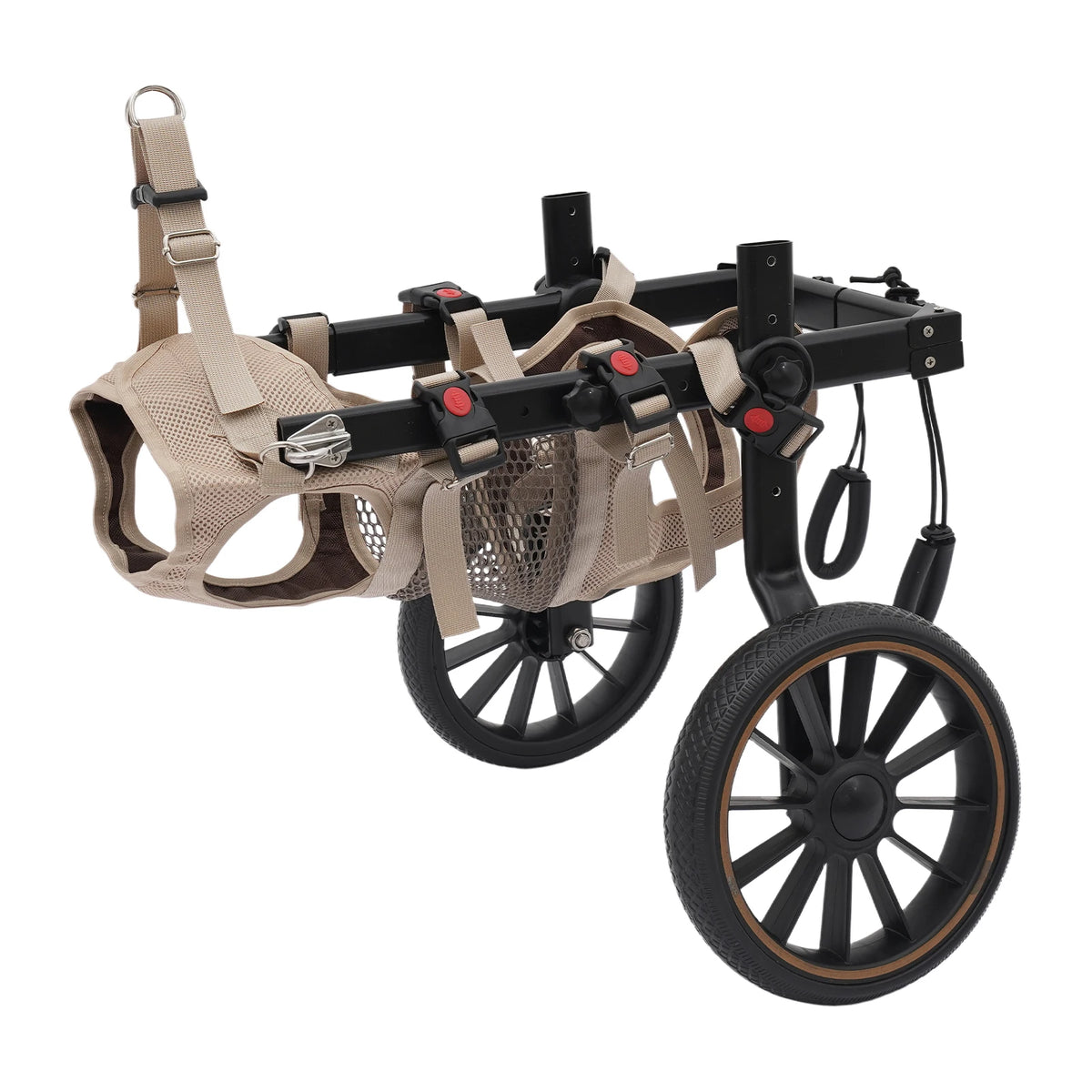Adjustable Aluminum Alloy 2-Wheel Dog Wheelchair