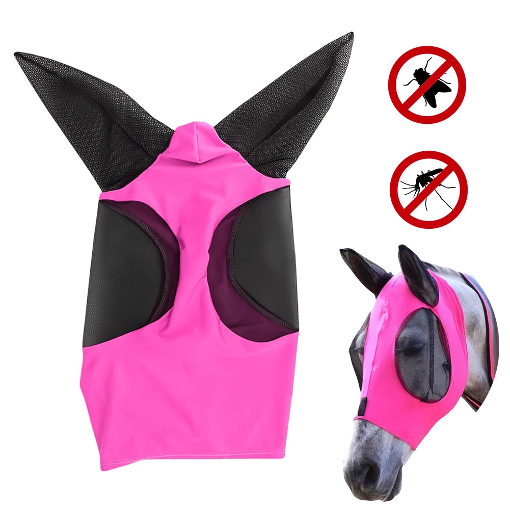 Anti-Mosquito Full Face Protection Riding Equestrian Equipment