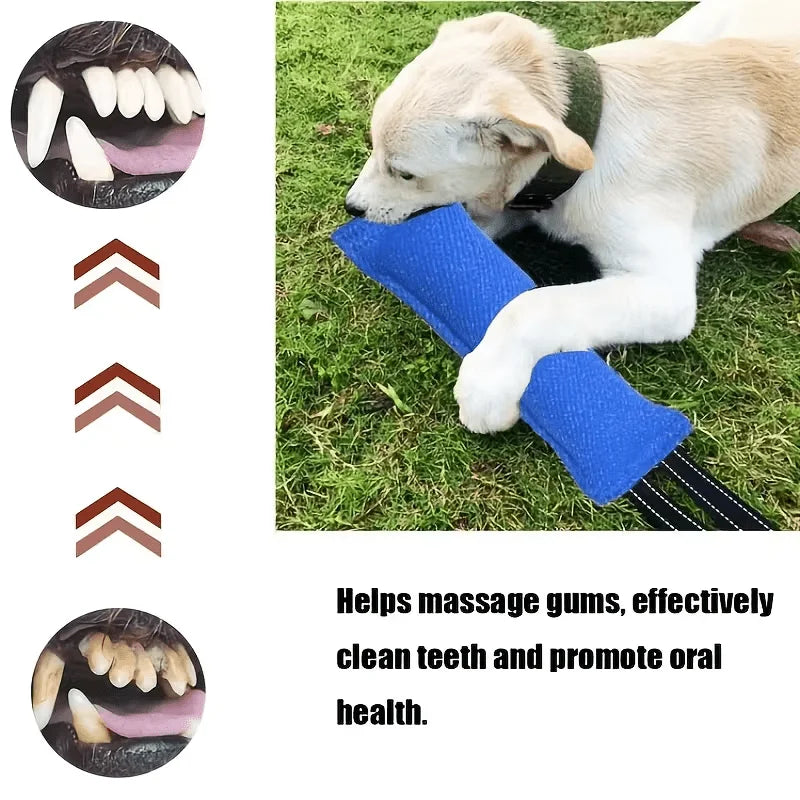 Dog Tug Toy, Equipped with 2pcs Soft And Sturdy Handles
