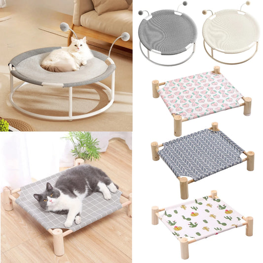 1 Raised Cat Hammock Bed,