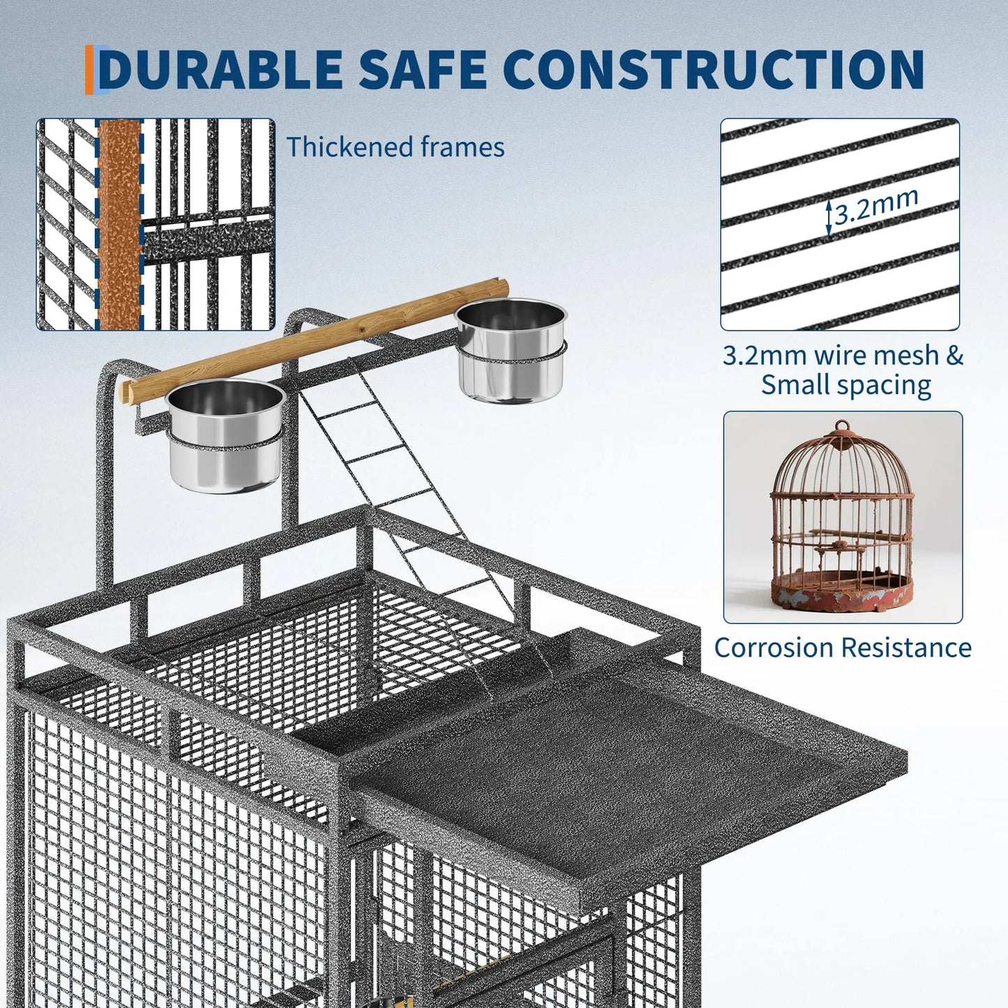 61" Large Bird Cage