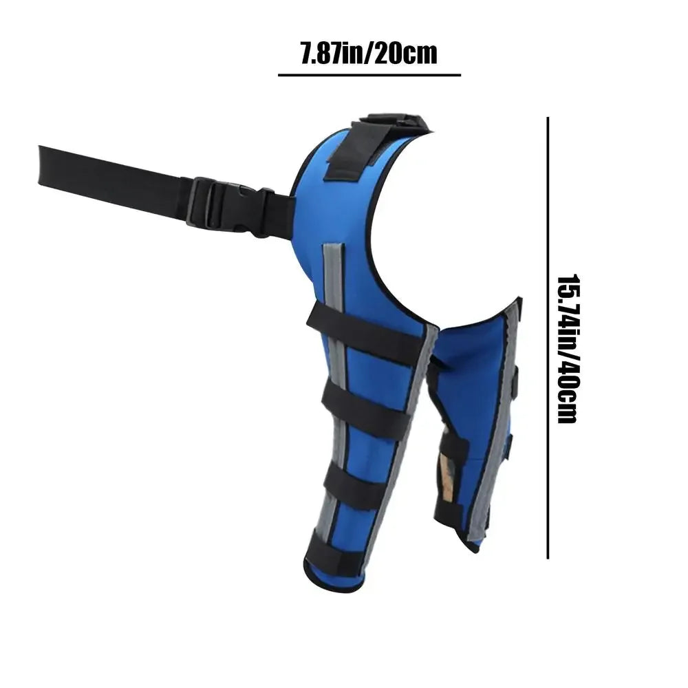 Dog Knee Brace for Torn Acl Hind Leg Support with Cruciate Ligament Injury, Adjustable Strap Leg Brace for Relieve Joint Pain