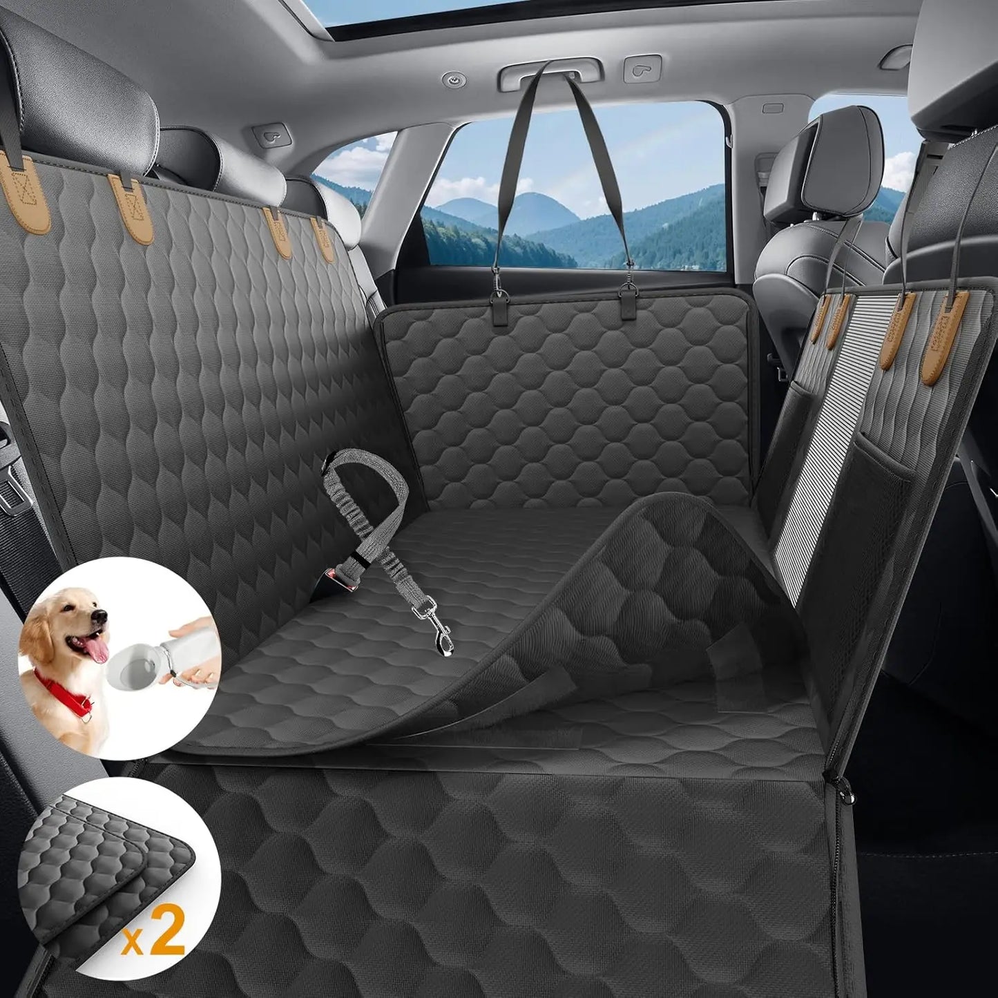 Pet Foldable Vehicle Safety Seat Protector