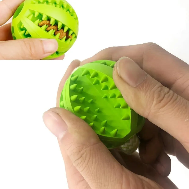 Interactive Dog Treat Ball 18x13cm,