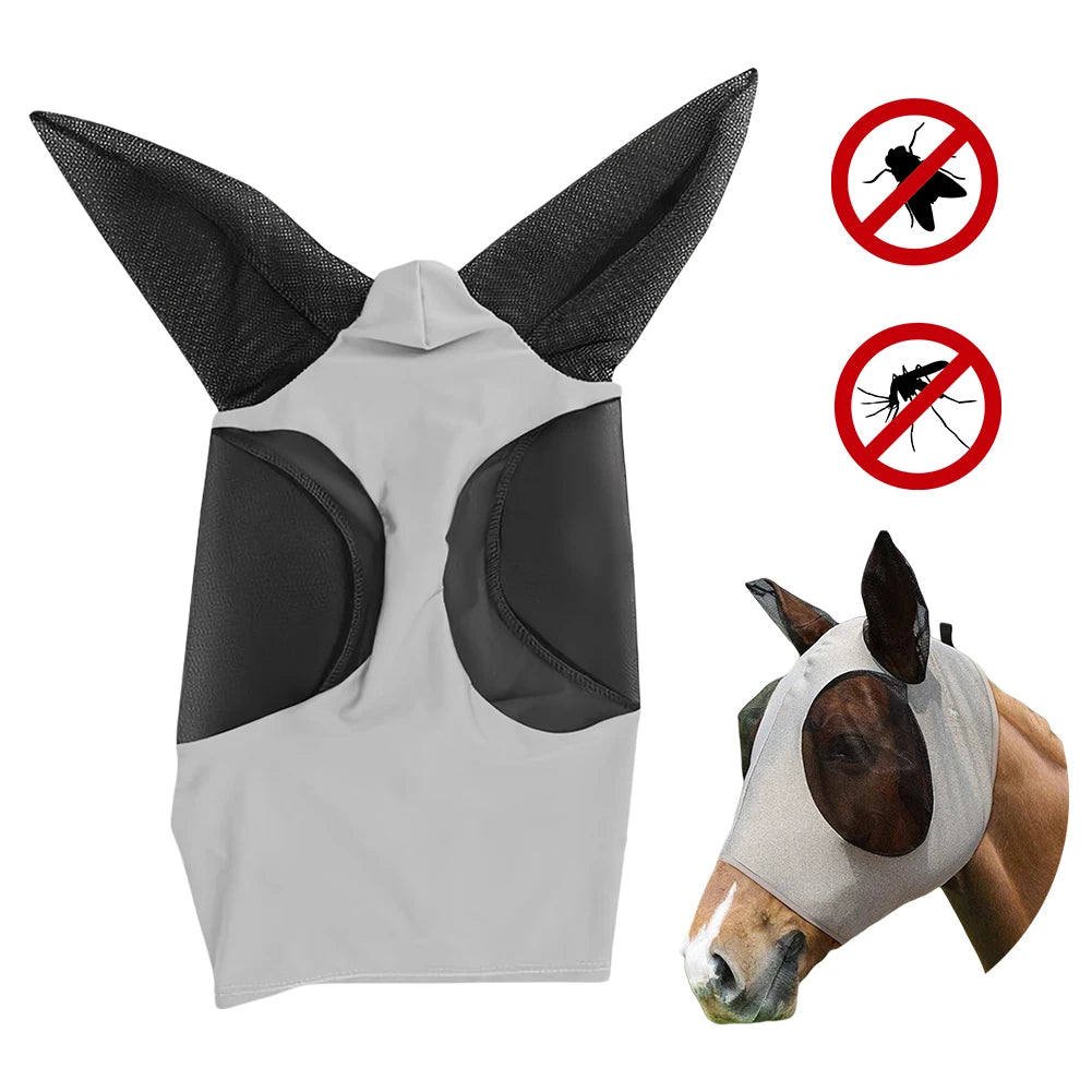 Anti-Mosquito Full Face Protection Riding Equestrian Equipment