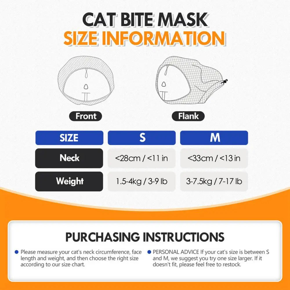 Cat Anti Bite Muzzles