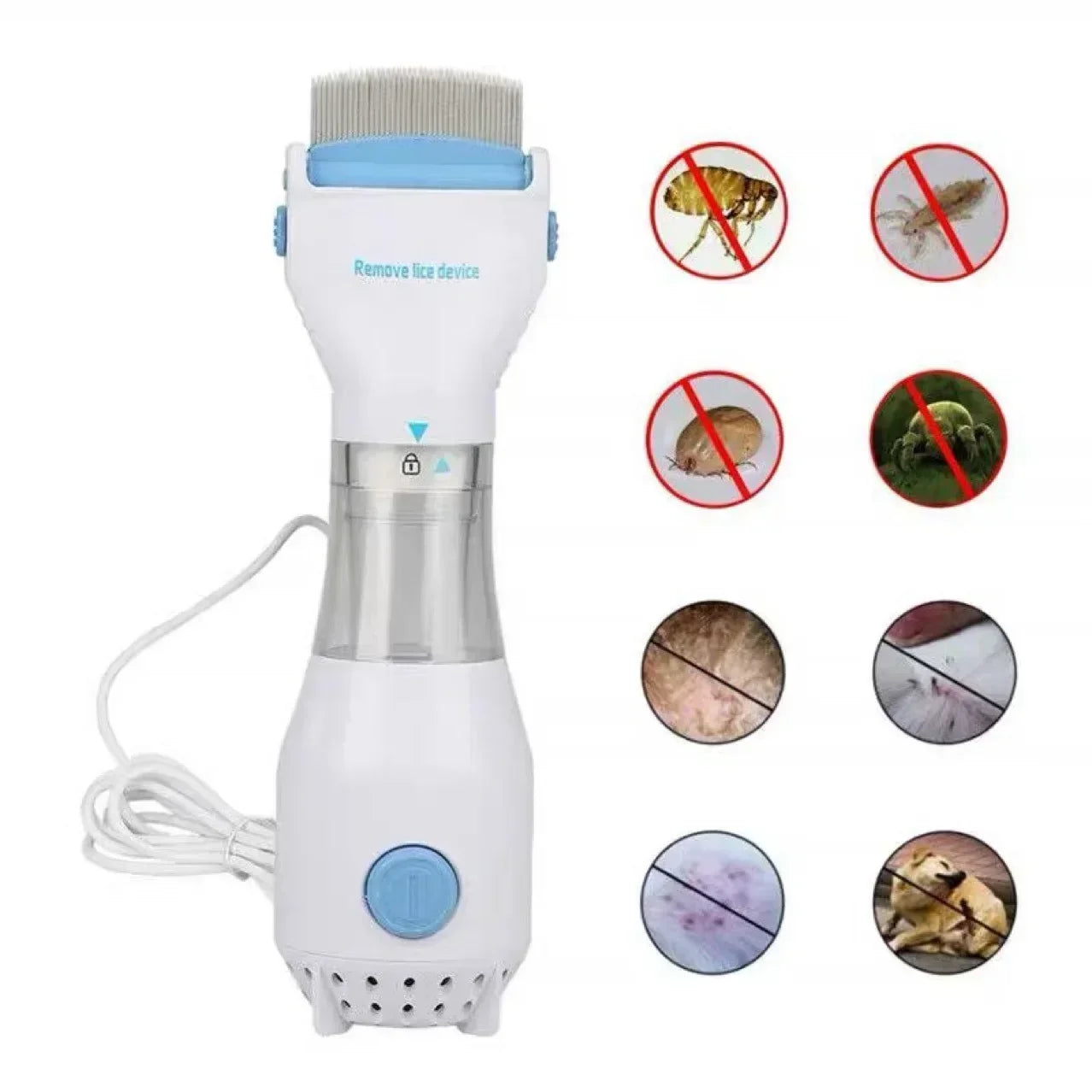 Multifunctional Electric Flea Grabber Comb