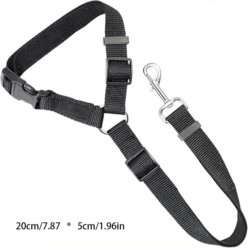 Adjustable 2-in-1 Pet Car Seat Belt  20cm