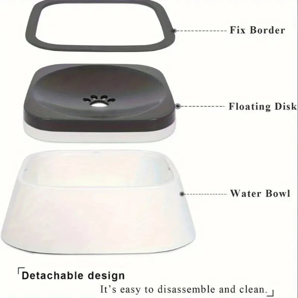 Portable, Non-Slip, Spill-Proof Travel Pet Bowl