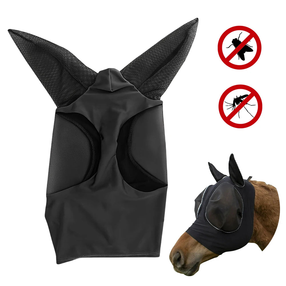 Anti-Mosquito Full Face Protection Riding Equestrian Equipment